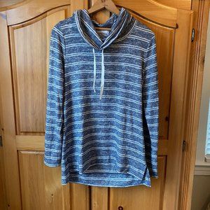 Olive & Oak Lidy Cowl Neck Hi - Low Knit Top